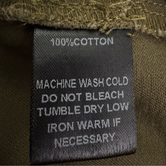 Lunik Embroidered Utility Jacket Button Front Pockets Green Size Small - Picture 11 of 12